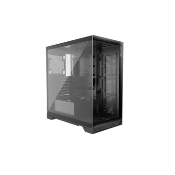 ADATA XPG Ház Midi ATX Invader X, 5x120mm RGB ventilátor, Tápegység nélkül, üvegfalú, fekete