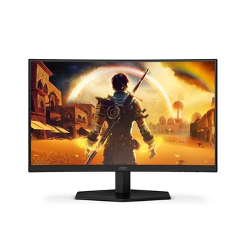 AOC Ívelt Gaming 180Hz monitor 23.6" C24G42E, 1920x1080, 16:9, 250cd/m2, 0,5ms, HDMIx2/DisplayPort, hangszóró