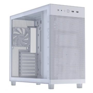 ASUS Ház Prime AP303, Tápegység nélkül, Fehér, Üvegfalú