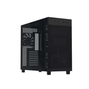 ASUS Ház Prime AP303, Tápegység nélkül, Fekete, Üvegfalú