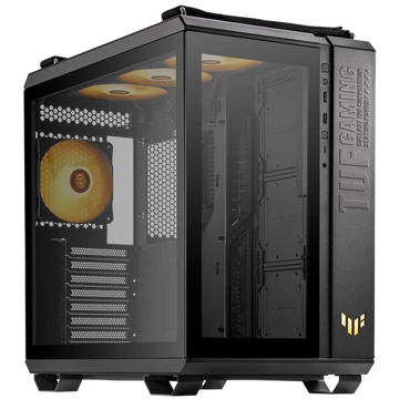 ASUS Ház TUF Gaming GT502 Plus, Tápegység nélkül, Fekete, Üvegfalú