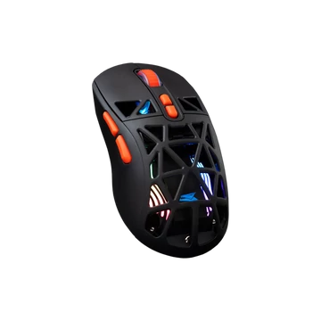 BARACUDA BGM-091B SEAL-B vezetékes gamer egér, 12800 dpi, fekete