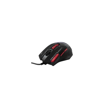 BARACUDA W029907 MANTA-B, BGM-041B gamer egér,8D, fekete, 12800 dpi