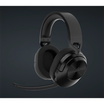 CORSAIR Vezeték Nélküli Headset, HS55 WIRELESS Gaming, 7.1 Hangzás, fekete