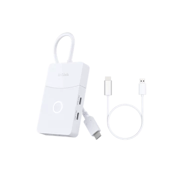 D-LINK USB-C HUB 2xUSB-C + 1xUSB + 1xPD 100W + 1xHDMI + 1x Wireless HDMI, DUP-501
