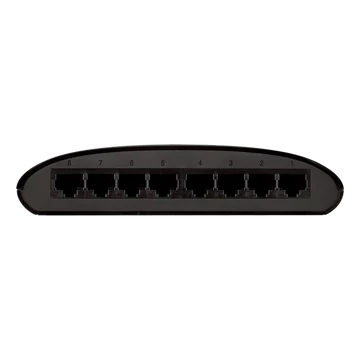 D-LINK Switch 8x100Mbps Műanyagházas Asztali, DES-1008D/E