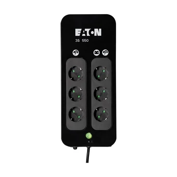 EATON UPS 3S (3+3 Schuko) 550VA (330 W) OFFLINE szünetmentes tápegység, torony - USB interfész felügyeleti szoftverrel