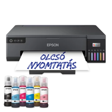 EPSON Tintasugaras fotónyomtató - EcoTank L18050 (A3+, színes, 5760x1440 DPI, 22 lap/perc, USB/WIFI)