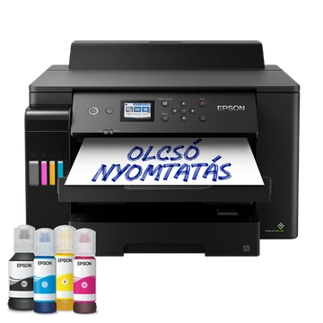 EPSON Tintasugaras nyomtató - EcoTank L11160 (A3+, színes, 4800x1200 DPI, 32 lap/perc, USB/LAN/Wifi)