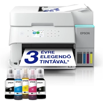 EPSON Tintasugaras nyomtató - EcoTank L6376 (A4, MFP, színes,4800x1200 DPI, 35 lap/perc, Full duplex, ADF, USB/LAN/Wifi)