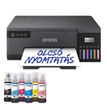 EPSON Tintasugaras nyomtató - EcoTank L8050 (A4, színes, 5760x1440 DPI, 25 lap/perc, USB/Wifi/Wifi Direct)