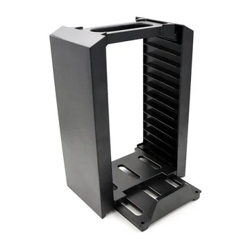 FROGGIEX PS4 Kiegészítő Töltő állomás + Játék tartó Fekete, FX-P4-C1-B