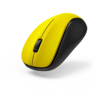 HAMA 00173023,  VEZETÉK NÉLKÜLI OPTIKAI EGÉR "MW-300 V2", SÁRGA