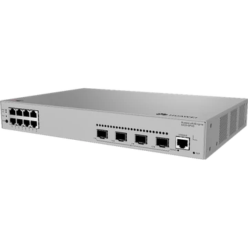Huawei eKit Switch 8x1000Mbps (125W POE+) + 4x1000Mbps SFP, Layer2+ managed, Rackes/Asztali - S220-8P4S