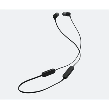 JBL T135BT BLK, vezeték nélküli fülhallgató, fekete, Bluetooth, 25 óra üzemidő, JBL Pure Bass, kihangosítás