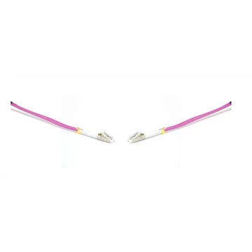 LINKEASY Duplex patch kábel  4 x LC/UPC csatlakozóval, 3mm duplex core 50/125 OM4 LSZH, 15 m