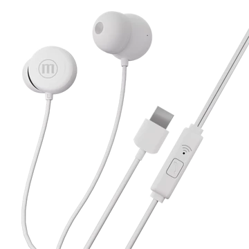 MAXELL Fülhallgató, IN-BAX, fehér, USB-C