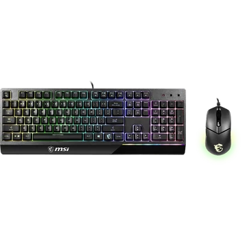 MSI ACCY VIGOR GK30 COMBO Gaming Keyboard + Optical Mouse, HUN, Black