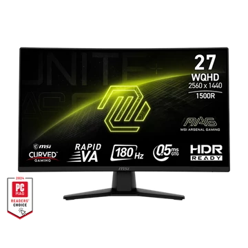 MSI Monitor GAMING MAG 274CQF 27" Rapid VA WQHD 2560x1440 16:9 5000:1 180Hz 0,5ms 2x HDMI, DP, Black