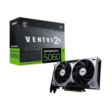 MSI Videokártya PCI-Ex16x nVIDIA RTX 5060 VENTUS 2X 8GB DDR7 OC