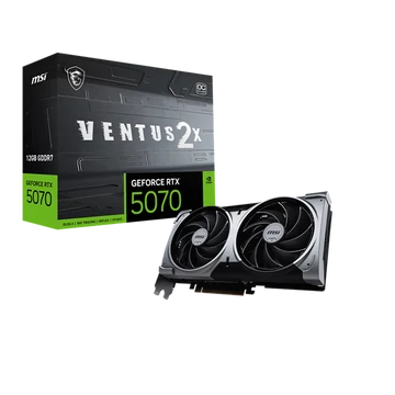 MSI Videokártya PCI-Ex16x nVIDIA RTX 5070 VENTUS 2X 12GB DDR7 OC