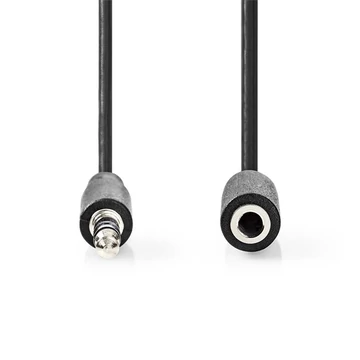 Nedis CAGL22050BK30 3,5mm jack hosszabító hábel, 3,5mm sztereo jack dugó - 3,5mm sztereo jack aljzat, hossz 3m