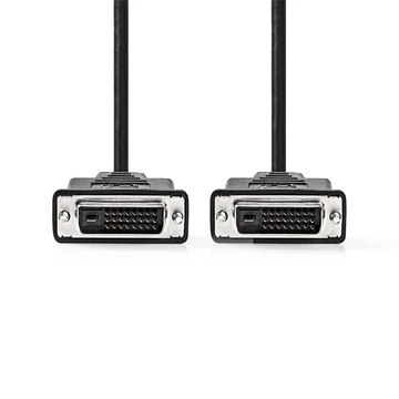 Nedis CCGL32001BK20 DVI-D 24+1p kábel, 2560x1600, hossz 2m
