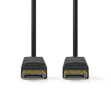 Nedis CCGL37014BK20 Displayport 1.4 kábel, 8K@60Hz, aranyozott csatlakozók, 2m