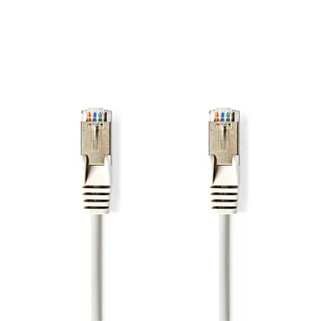 Nedis CCGP85121GY75 UTP / FTP Cat5 patch kábel, RJ45 aranyozott érintkezők, 10/100/1000 Mbit/s, hossz 7,5m