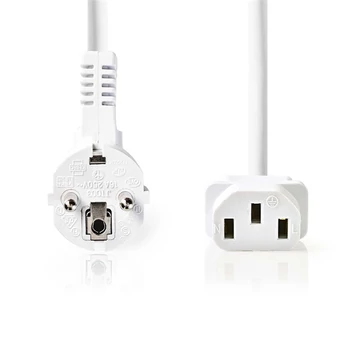 Nedis CEGL10000WT20 táp kábel IEC-320-C13, 3 x 0.75 mm˛ hossz 2m, fehér