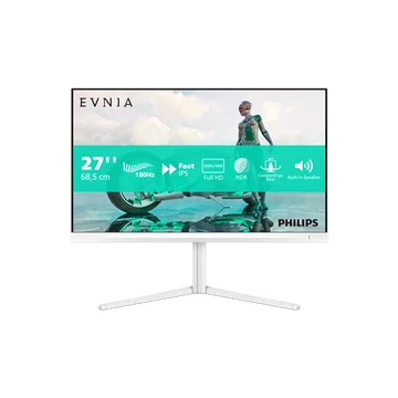 Philips Gaming monitor 27" 27M2N3201A, 1920x1080, 16:9, 300cd/m2, 1ms, DisplayPort/2xHDMI, 180 Hz, hangszóró, áll.mag.