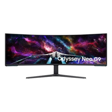 SAMSUNG Ívelt Gaming 240Hz VA monitor 57" G95NC, 7680x2160, 32:9, 420cd/m2, 1ms, 3xHDMI/DP/2xUSB