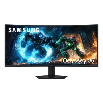 SAMSUNG Odyssey G7 G75F Ívelt Gaming VA monitor 40", 5120x2160, 21:9, 350cd/m2, 1ms,  DisplayPort/2xHDMI/2xUSB-A/USB-B