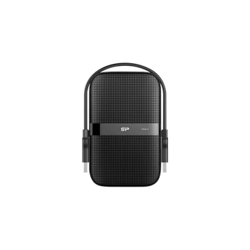 SILICON POWER 2.5" HDD USB 3.2 1TB Armor A60 ütésálló + vízálló, Fekete