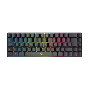 SILVERLINE gamer vezetékes billentyűzet, kompakt, RGB világítás, HU