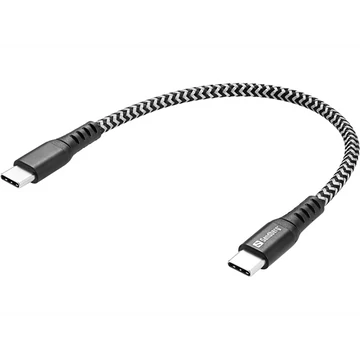 Sandberg Survivor Cable 0.2m egy ultra-rövid töltőkábel, 100W,