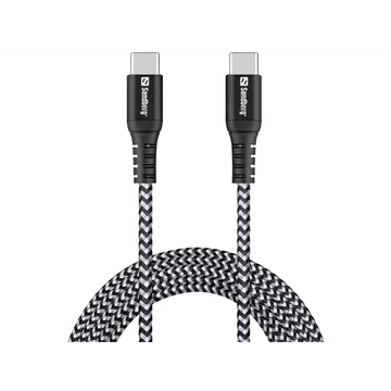 Sandberg Survivor Cable 2m töltőkábel, 100W,