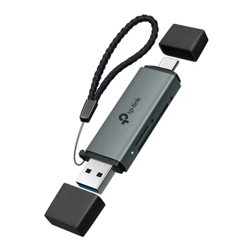TP-LINK Kártya Olvasó USB 3.0 Type-C/A to SD &amp; MicroSD 3.0, UA430D