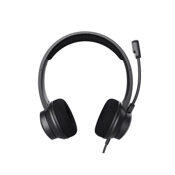 TRUST 25089 Ayda USB vezetékes fejhallgató zajszűrős mikrofonnal – fekete