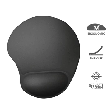 TRUST Egéralátét 16977 (BigFoot Mouse Pad - black)