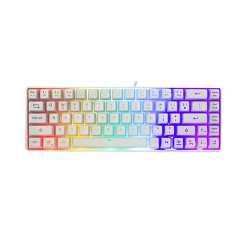 WHITE SHARK GK-2201W-US RONIN-W fehér membrán gamer billentyűzet (US)