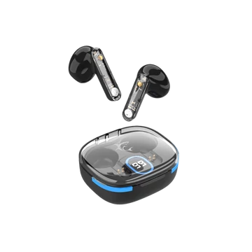 WHITE SHARK HYPERBEAT-B, GEB-TWS37B bluetooth In-ear fülhallgató mikrofonnal, fekete