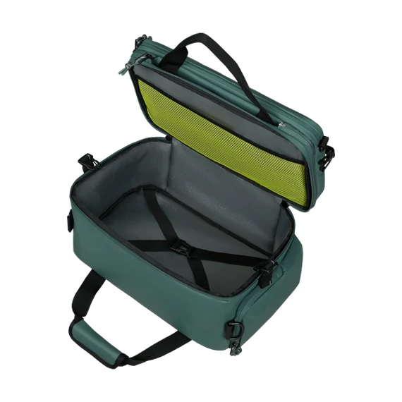 AMERICAN TOURISTER 154111-1257 Upventure 3 WAY BOARDING BAG DARK FOREST, Utazótáska, Zöld