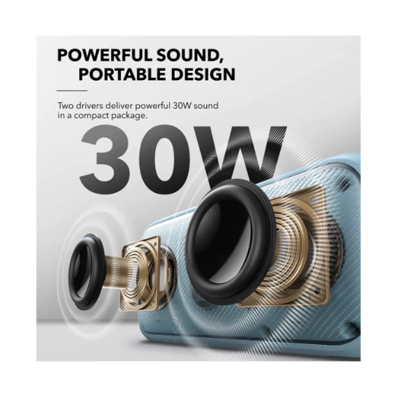 ANKER Bluetooth Hangszóró, Soundcore Motion 300, 30W, vízálló, frost blue -  A3135031