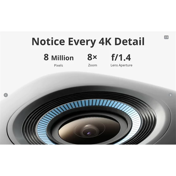 ANKER EUFYCAM3 S330 Biztonsági Kamera Rendszer (2+1) 4K, Beépített Napelem, WiFi-s, vízálló, kültéri - T88713W1