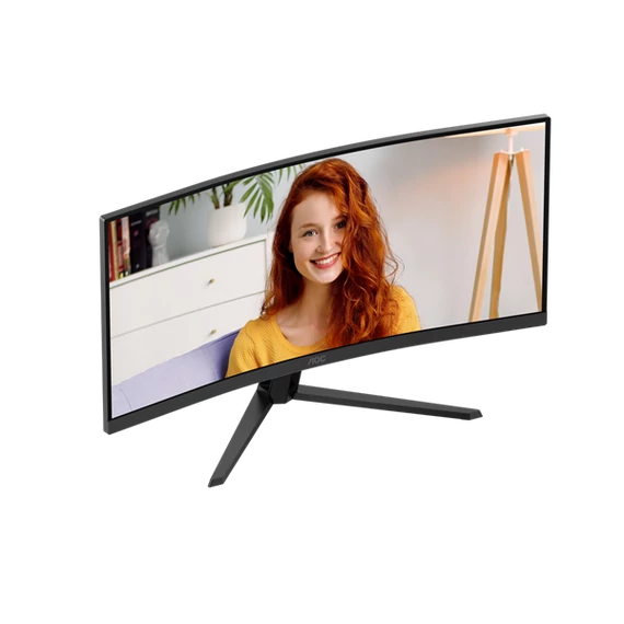 AOC Ívelt VA monitor 34