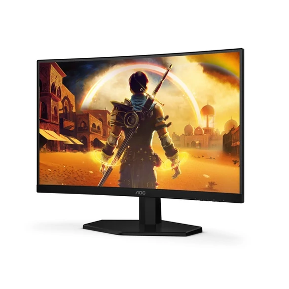 AOC Ívelt Gaming 180Hz monitor 23.6