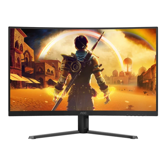 AOC Ívelt VA Gaming 260 Hz monitor 31,5