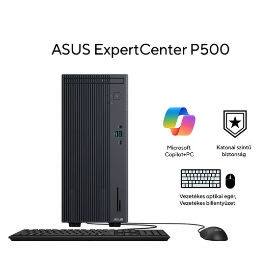 ASUS COM DT ExpertCenter P500SV-13620H0020, SFF, i7-13620H, 16GB, 1TB M.2, NOOS, Szürke