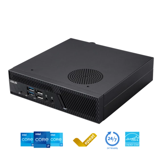 ASUS ExpertCenter miniPC PB63, Intel Core i5-14400, HDMI, DP, WIFI, USB 2.0, USB 3.2, USB Type-C